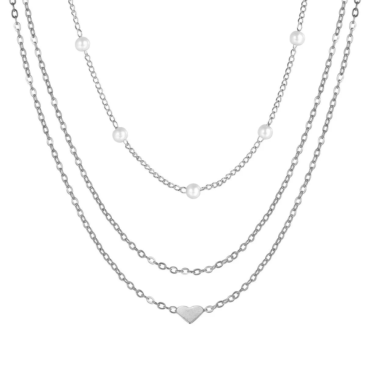 Simple Pearl Choker Necklaces for Women