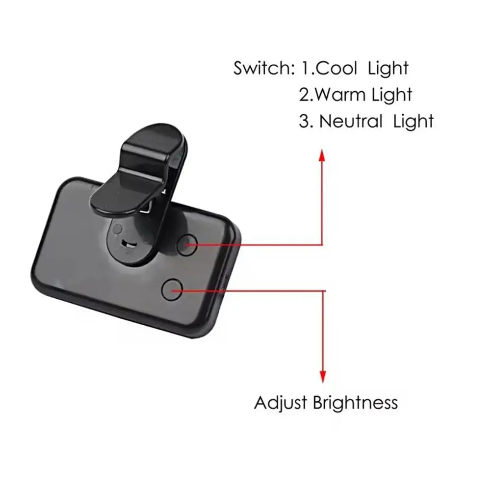 LED Selfie Light For Mobile Phone Laptop Clip Flash Fill Video Lamp