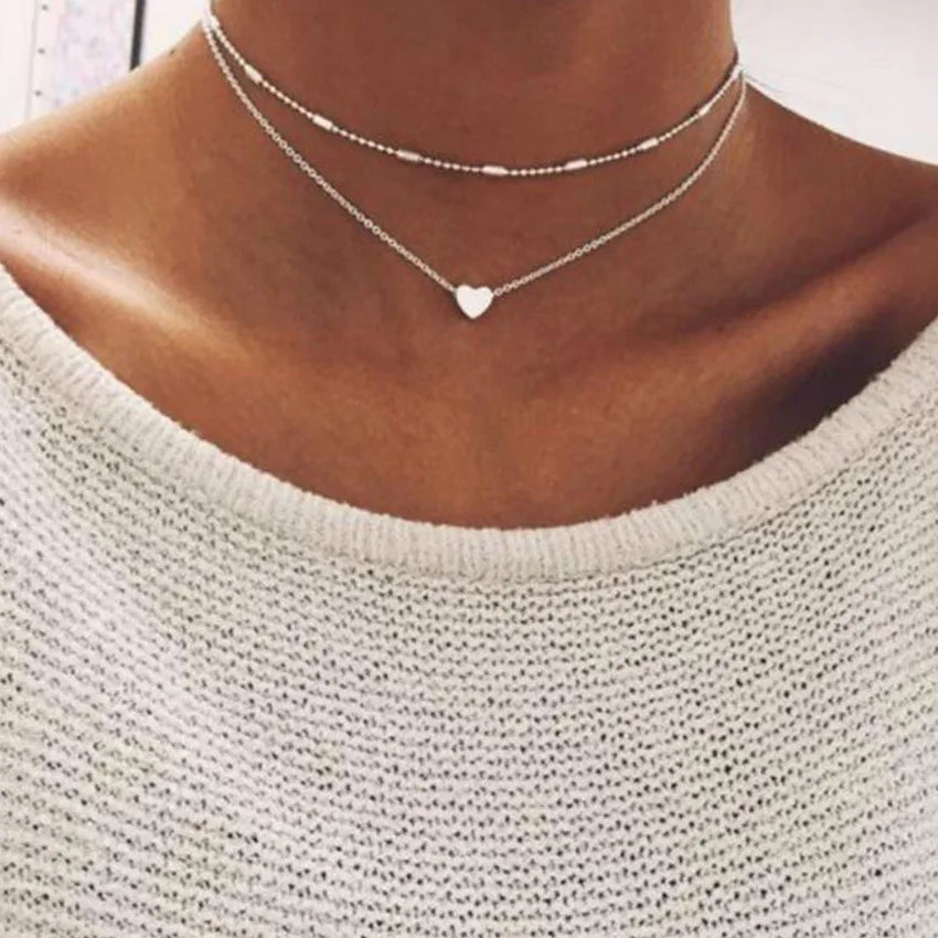 Simple Pearl Choker Necklaces for Women