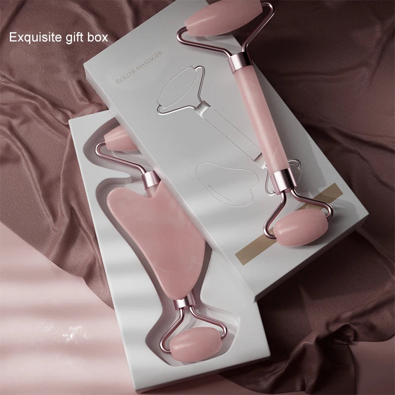 Resin Facial Massage Roller & Scraping Tool for Face & Neck