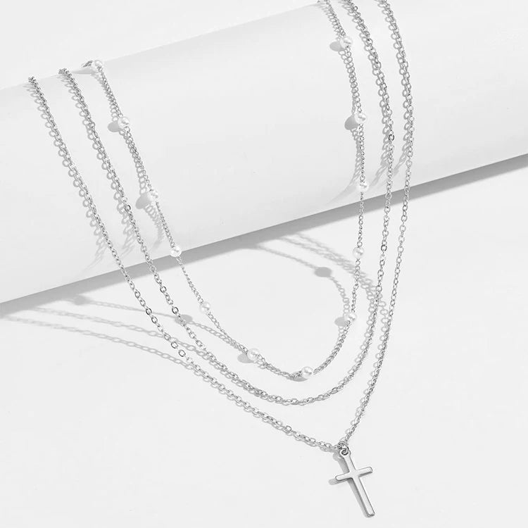 Simple Pearl Choker Necklaces for Women