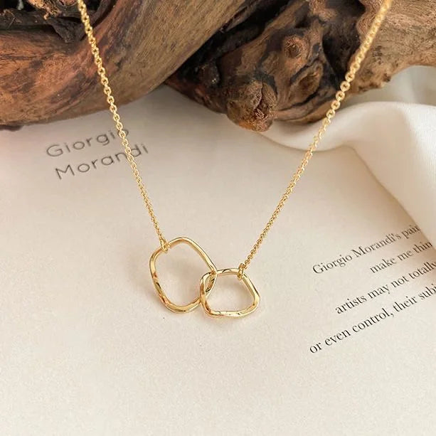 Elegant Jewelry Crystal Circle Pendant Necklace Women Fashion