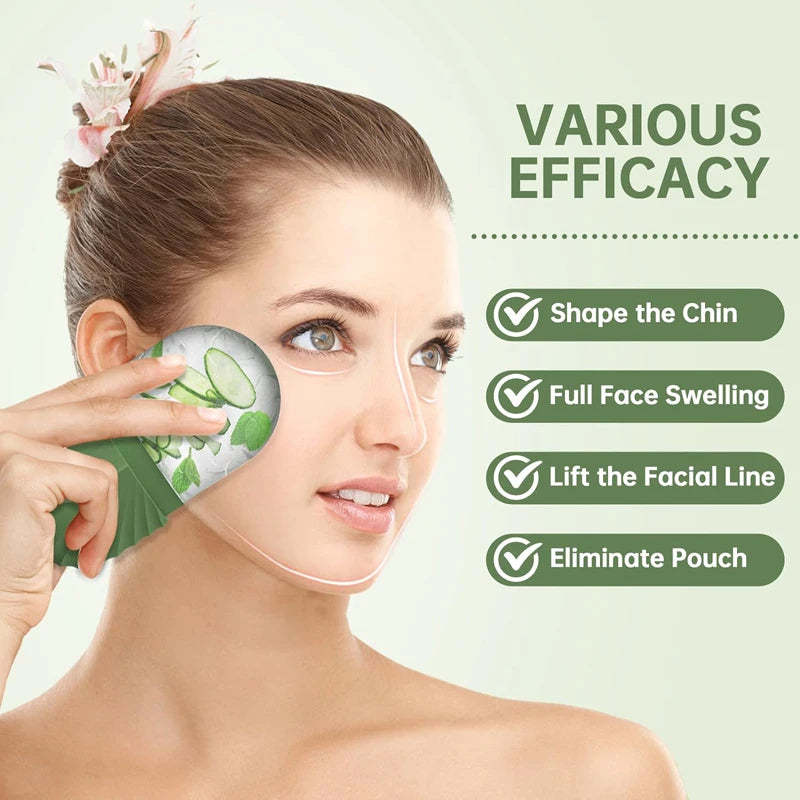 Ice Face Roller Ice Cube Beauty Massage Silicone