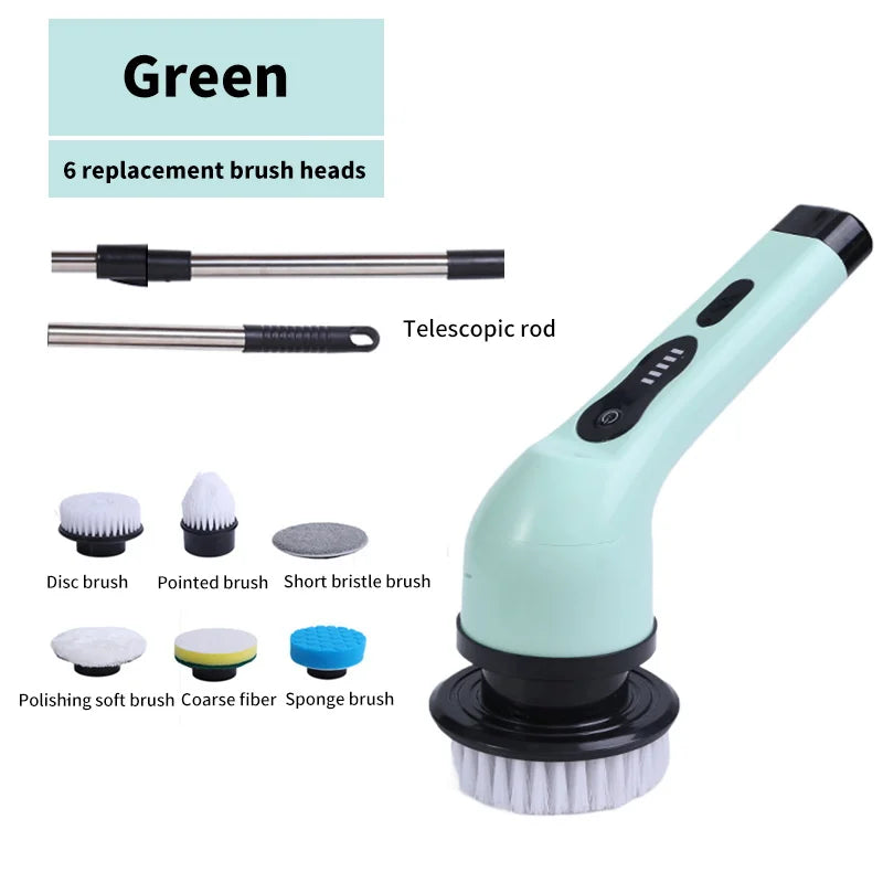 Electric Cleaning Brush Electric Spin Cleaning Scrubber