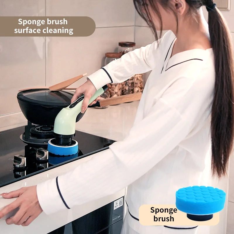 Electric Cleaning Brush Electric Spin Cleaning Scrubber